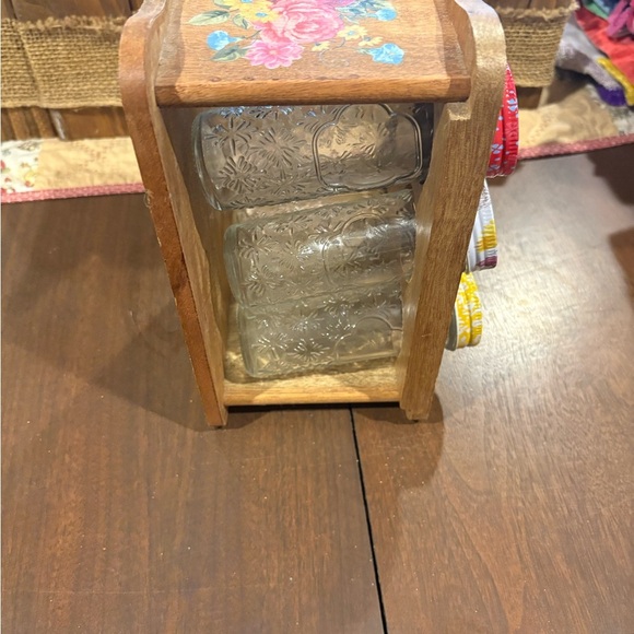 The Pioneer Woman Floral Spice Jars and Rack - Red, Yellow, Blue - Picture 2 of 3